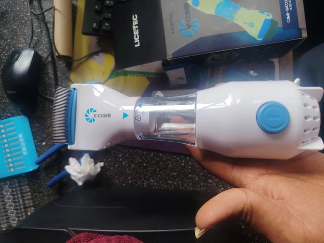 Electric Head Lice Comb – Chemical-Free Combing Tool