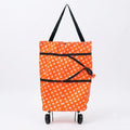 Foldable Shopping Trolley Bag with Wheels – 2-in-1 Tote