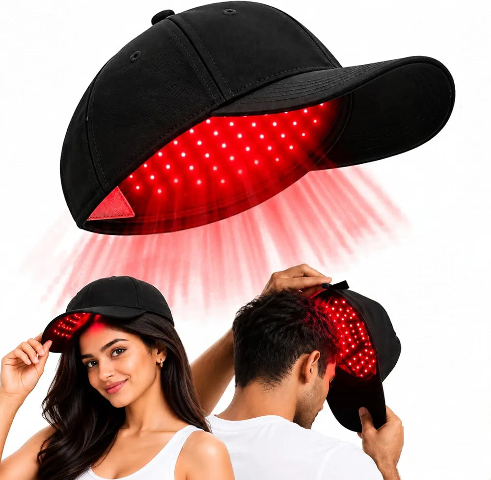 LumiScalp 54-LED Red Light Therapy Cap for Hair & Scalp Care – Rechargeable | Stop Hair Fall & Reactivate Dormant Follicles| Wireless & Discreet| Auto Session, No Side Effects & Drug-Free| LED Technology hair