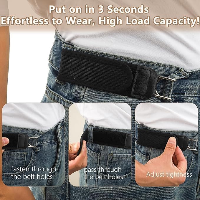 Buckleless Belt Hook – No-Buckle Waistband Adjuster for Jeans