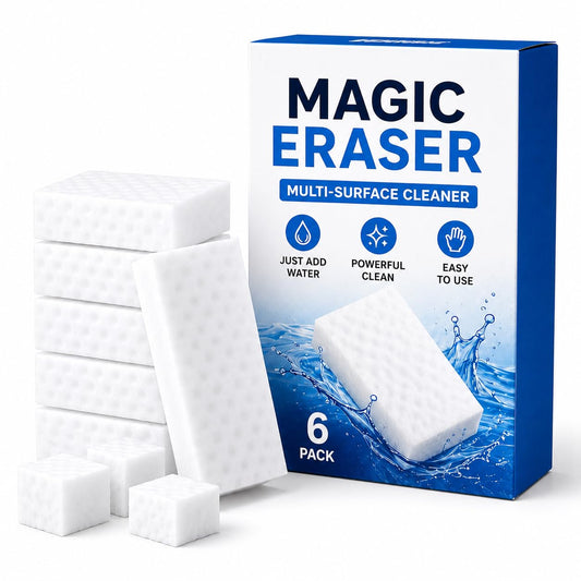 Magic Sponge Eraser Pads – Multipurpose Cleaning Sponges (Pack of 2)