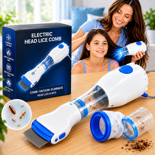 Electric Head Lice Comb – Chemical-Free Combing Tool