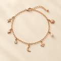 Rose Gold Charm Bracelet